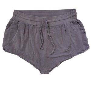 Intimately Free People Lounge Shorts Drawstring Purple Gray Size M